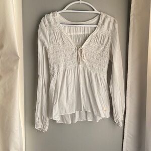 White Odd Molly Blouse